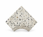 Serapool Relax Pebble White İçbükey Köşe Parçası (IBA) 4x4 cm