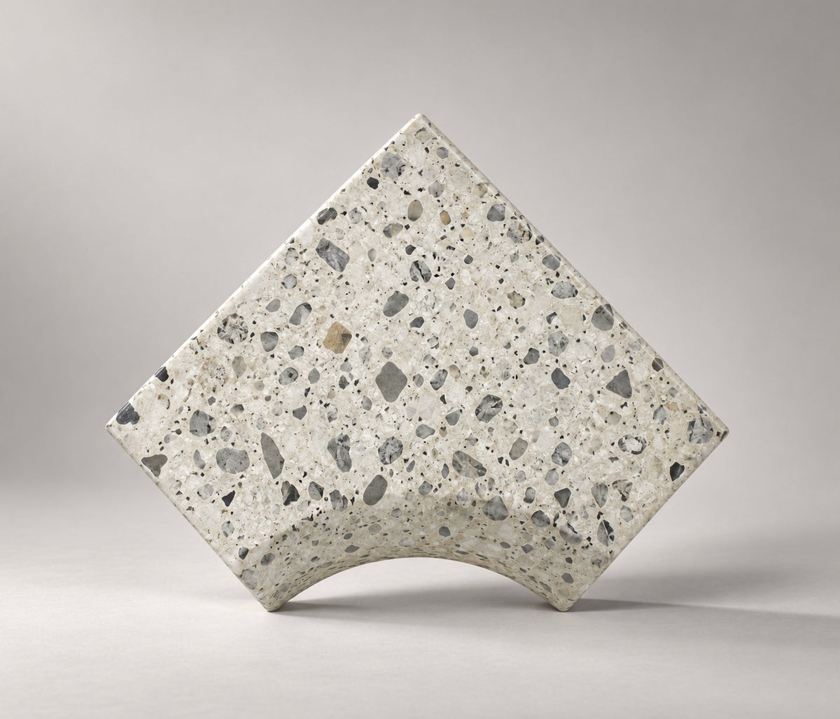 Serapool Relax Pebble White İçbükey Köşe Parçası (IBA) 4x4 cm