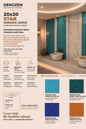 El Yapımı (Handmade) Seramik Dekor