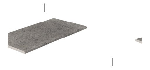 Serapool Antique Grey Infinity Karo Tek Bitiş 33x66x1,80 cm