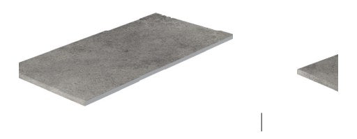 Serapool Antique Grey Merdiven Kaymazı Sağ Bitiş 33x66x1,80 cm