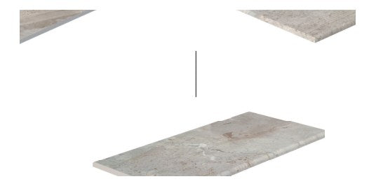 Serapool Beige Stone Infinity Karo Çift Bitiş 33x66x0,76 cm
