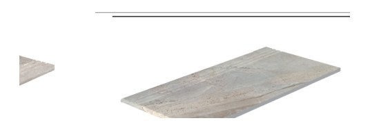 Serapool Beige Stone Merdiven Kaymazı Sağ Bitiş 33x66x0,76 cm