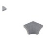 Serapool Cement Grey Dışbükey Köşe Parçası (DBA) 4x4 cm