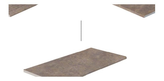Serapool Natural Mocha Infinity Karo Tek Bitiş 33x66x0,76 cm