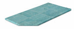 Serapool Piazza Cyan Merdiven Kaymazı Sol Bitiş 33x66x0,76 cm