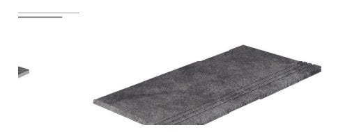 Serapool Pool Garden Anthracite Merdiven Kaymazı Sol Bitiş 33x66x0,76 cm