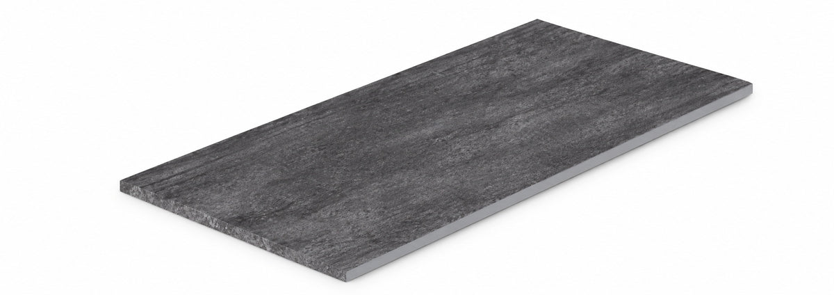 Serapool Pool Garden Anthracite Merdiven Kaymazı Sağ Bitiş 33x66x0,76 cm
