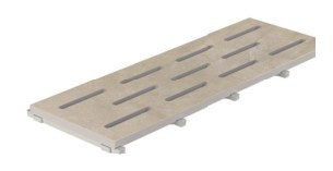 Serapool Porselen Monoblok Izgara PGB2566GM 25x66 cm