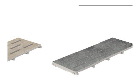 Serapool Porselen Monoblok Izgara PGG2566GM 25x66 cm