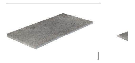 Serapool Pool Garden Grey Merdiven Kaymazı Sağ Bitiş 33x66x1,80 cm