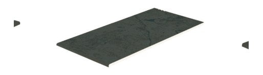 Serapool Relax Amazing Black Merdiven Kaymazı Sağ Bitiş 33x66x0,75 cm