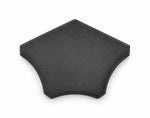 Serapool Relax Black & Black Dışbükey Köşe Parçası (DBA) 4x4 cm