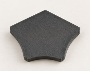 Serapool Relax Black & Black Dışbükey Köşe Parçası (DBA) 4x4 cm