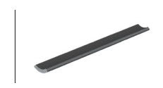 Serapool Relax Black & Black İçbükey Parça 4x33 cm