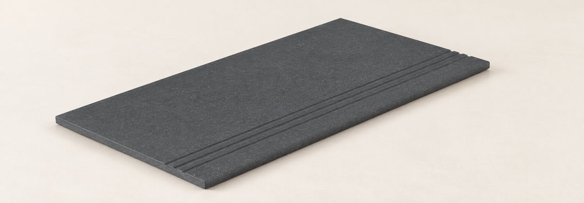 Serapool Relax Black & Black Merdiven Kaymazı 33x66x0,75 cm