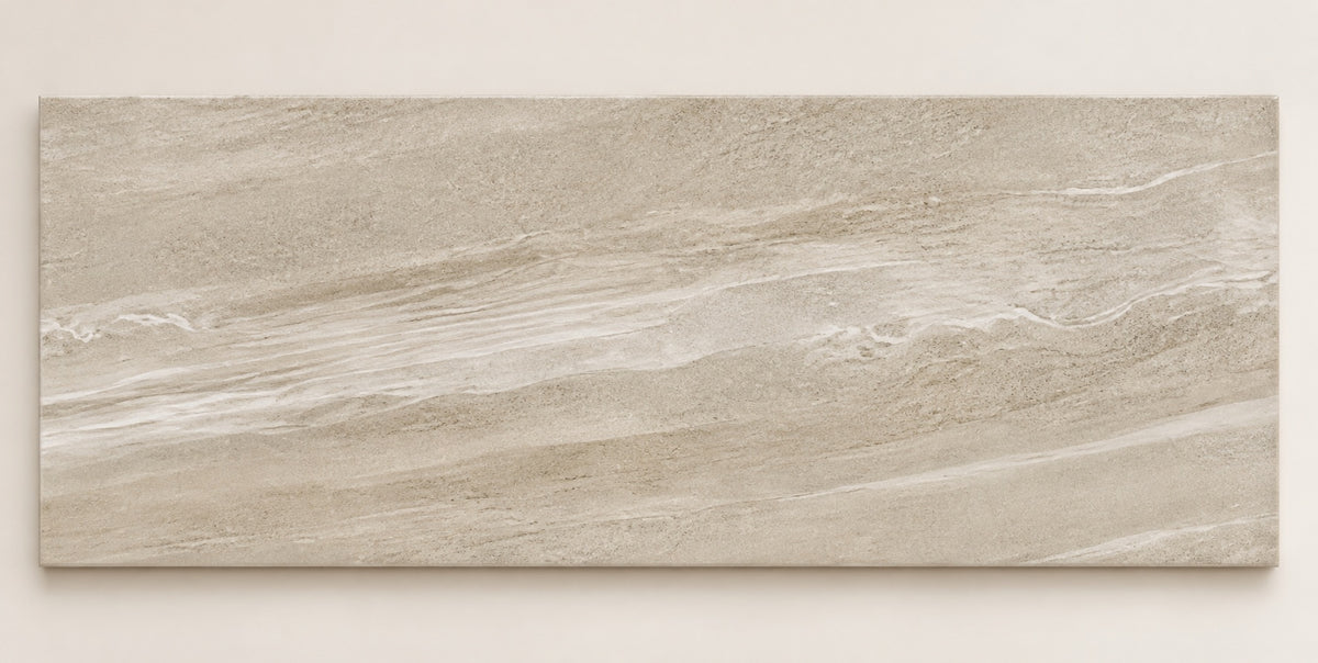 Serapool Relax Basalt Beige Porselen Havuz Karosu 11x33 cm (Fileli)