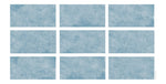 Serapool Relax Pastel Blue Porselen Havuz Karosu 11x33 cm (Fileli)