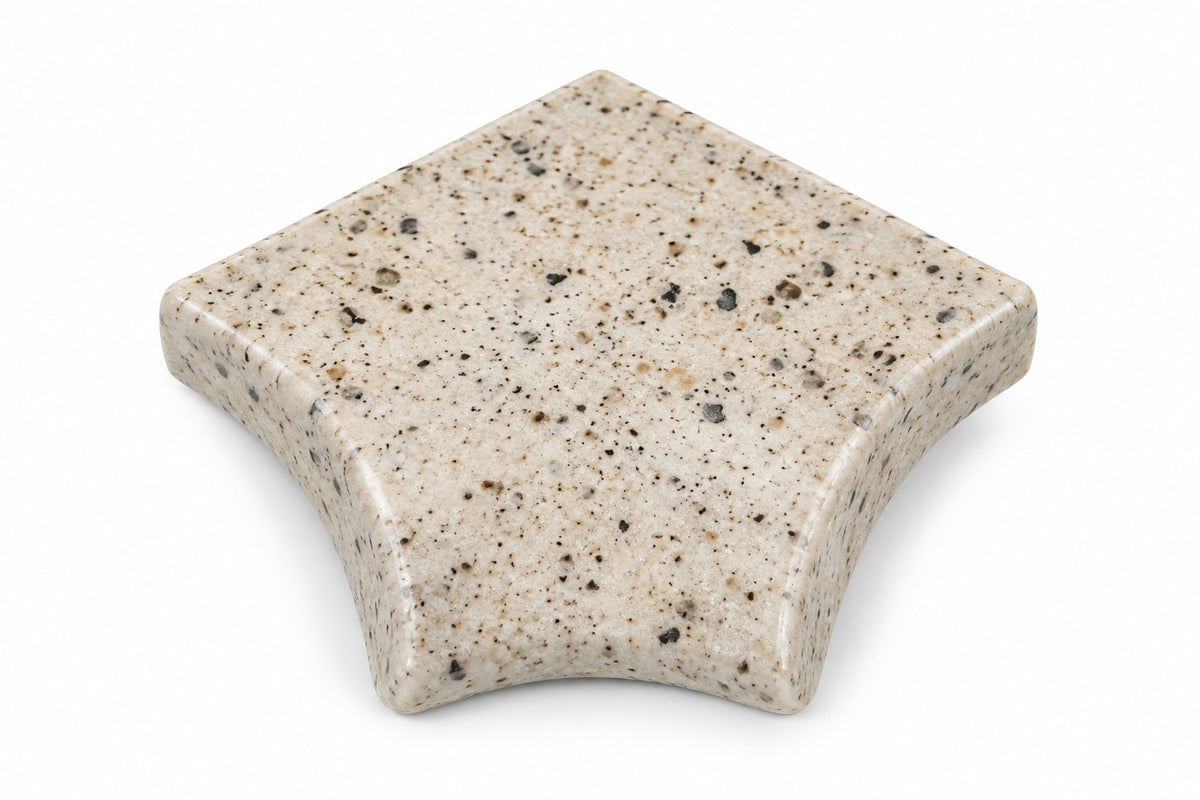 Serapool Relax Pebble Sand Beige Dışbükey Köşe Parçası (DBA) 4x4 cm