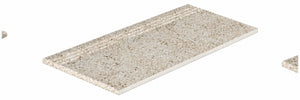 Serapool Relax Pebble Sand Beige Merdiven Kaymazı Sağ Bitiş 33x66x0,75 cm