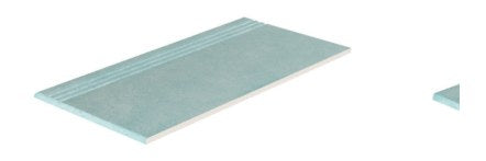 Serapool Relax Pastel Turquoise Merdiven Kaymazı Sağ Bitiş 33x66x0,75 cm