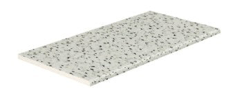 Serapool Relax Pebble White Infinity Karo Tek Bitiş 33x66x1,80 cm