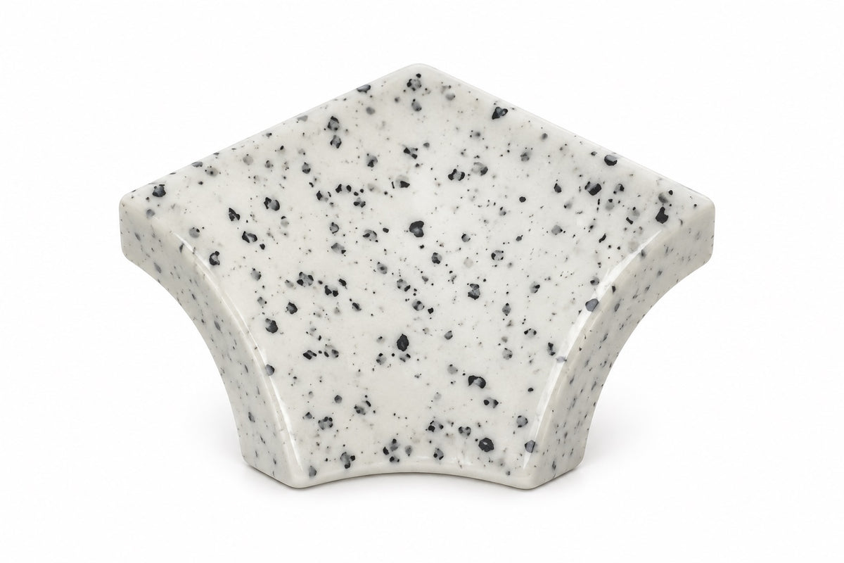 Serapool Relax Pebble White Dışbükey Köşe Parçası (DBA) 4x4 cm