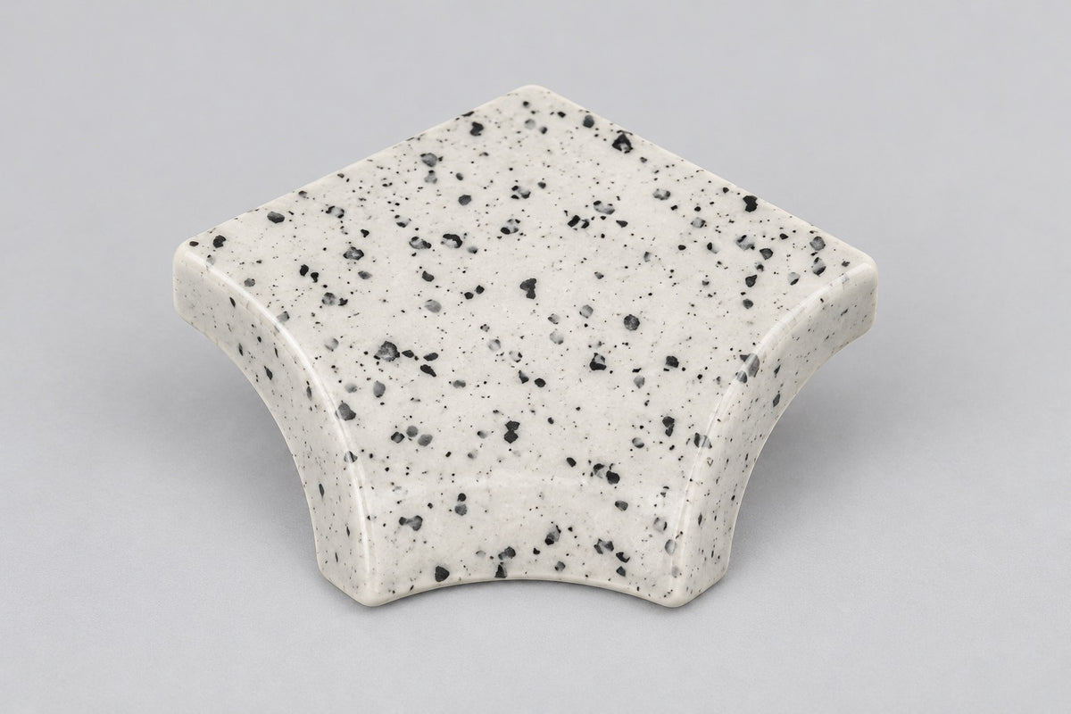 Serapool Relax Pebble White Dışbükey Köşe Parçası (DBA) 4x4 cm