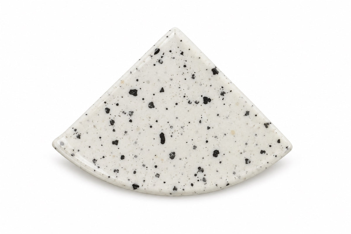 Serapool Relax Pebble White Dışbükey Köşe Parçası (DBK) 4x4 cm