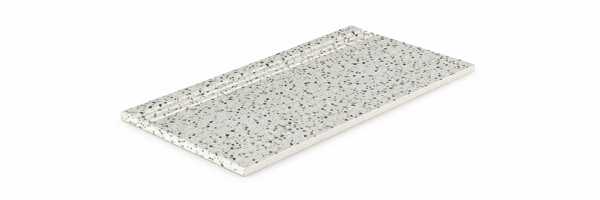 Serapool Relax Pebble White Merdiven Kaymazı Sağ Bitiş 33x66x1,80 cm