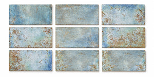 Serapool Relax Seaside Blue Porselen Havuz Karosu 33x66 cm