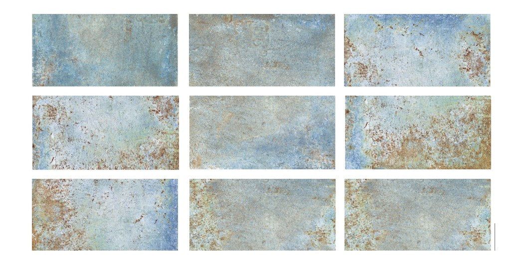 Serapool Relax Seaside Blue Porselen Havuz Karosu 5x5 cm (Fileli)