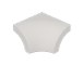 Serapool Relax White & White Dışbükey Köşe Parçası (DBA) 4x4 cm
