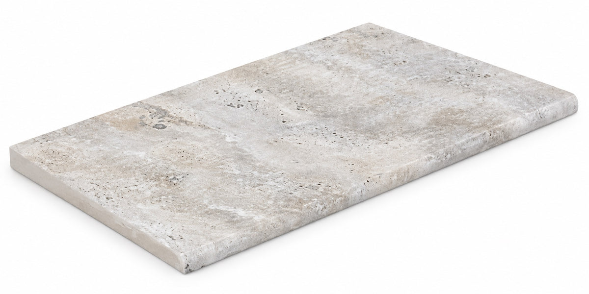 Serapool Silver Traverten Infinity Karo Tek Bitiş 33x66x1,80 cm