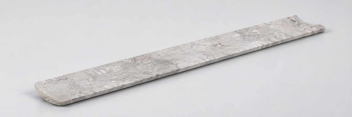 Serapool Silver Traverten İçbükey Parça 4x33 cm