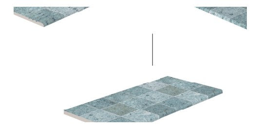 Serapool Sukabumi Infinity Karo Tek Bitiş 33x66x0,76 cm