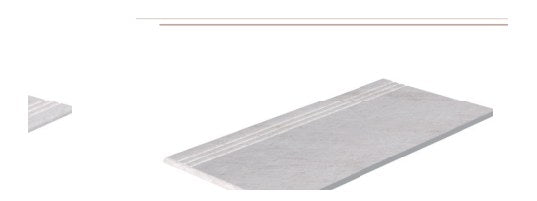 Serapool Snow White Merdiven Kaymazı Sağ Bitiş 33x66x0,76 cm