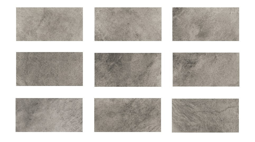 Serapool Antique Grey Porselen Havuz Karosu 33x66 cm