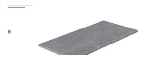 Serapool Cement Grey Merdiven Kaymazı Sol Bitiş 33x66x0,76 cm