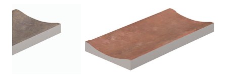 Serapool Porselen Yağmur Kanalları CTRC 12,5x25 cm