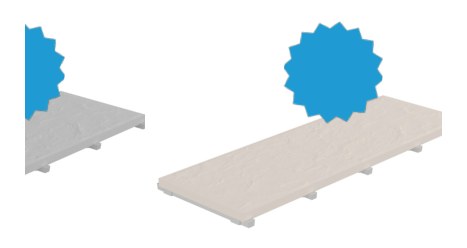 Serapool Relax Porselen Hidden Izgara Fullbody FB25HG 25x66 cm