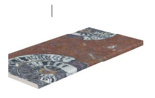 Serapool Fossil Mix Infinity Karo Çift Bitiş 33x66x1,80 cm