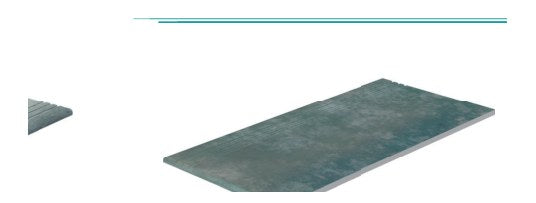 Serapool Firuze Mix Merdiven Kaymazı Sağ Bitiş 33x66x0,76 cm