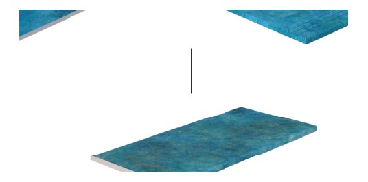 Serapool Marin Infinity Karo Çift Bitiş 33x66x0,76 cm