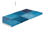 Serapool Piazza Cobalt Infinity Karo Çift Bitiş 33x66x1,80 cm