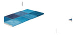 Serapool Piazza Cobalt Infinity Karo Tek Bitiş 33x66x1,80 cm