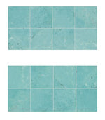 Serapool Piazza Cyan Porselen Havuz Karosu 33x66 cm