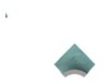 Serapool Piazza Cyan İçbükey Köşe Parçası (IBA) 4x4 cm