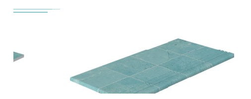 Serapool Piazza Cyan Merdiven Kaymazı Sol Bitiş 33x66x0,76 cm
