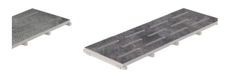 Serapool Porselen Monoblok Izgara PGA3066GM 30x66 cm